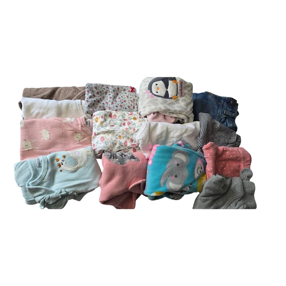 Baby Girl Fall, Winter 3 month 14 pc Lot Cozy, warm